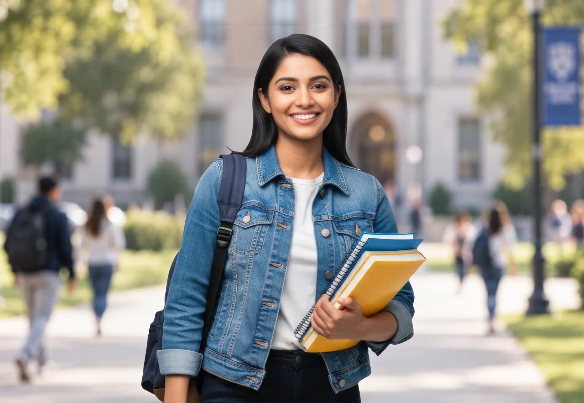 Student on a university campus — Full-Time MBA